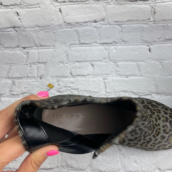 NWOB Preston & York Leopard Print Haircalf Boots - Picture 13 of 16